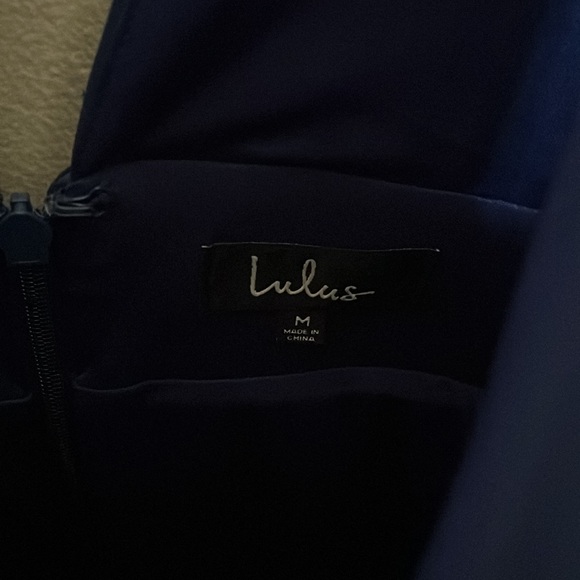 Lulus Maxi Dress, Royal Blue, M - Picture 3 of 3